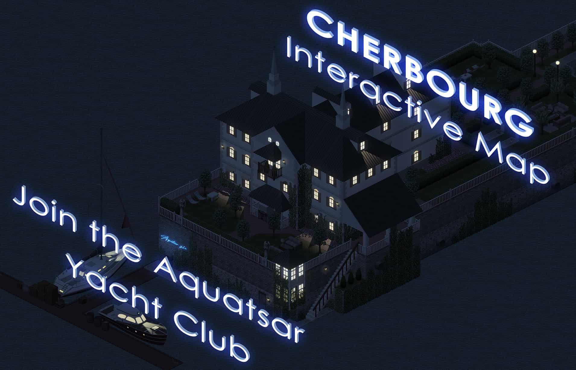 Interactive map of Cherbourg